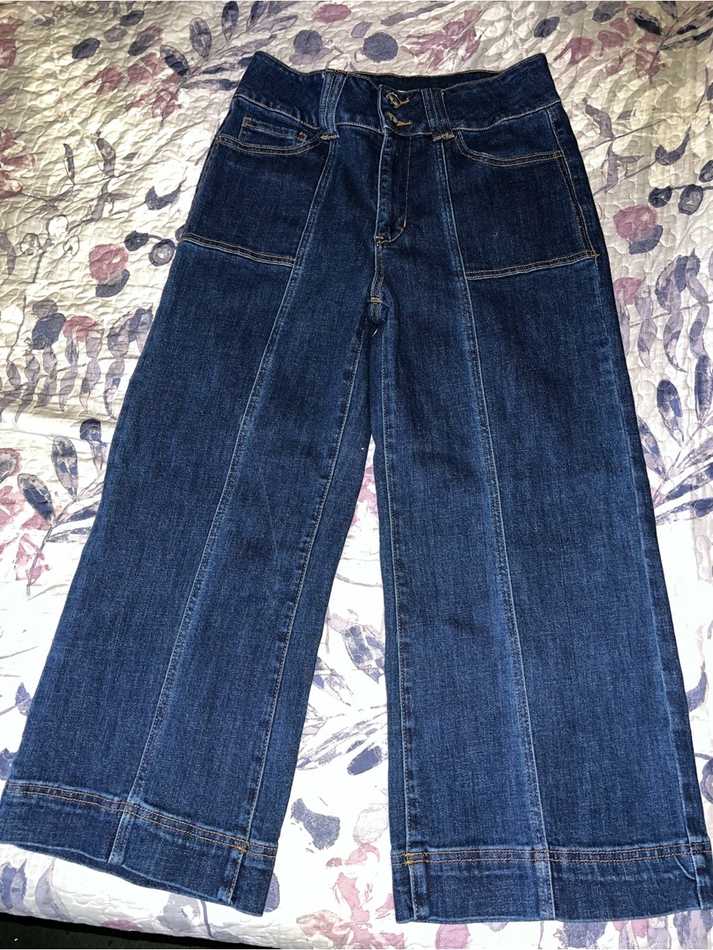 MICA Dark Indigo Wide Leg Jeans